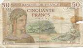 France 50 Francs Cérès, 1937-05-27, Fayette:17.39, KM:81 -