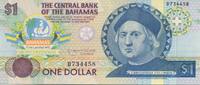 Bahamas 1 Dollar Banknote, KM:50a -