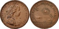 France Medal Louis XV, Politics, Society, War, Bronze -