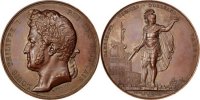 France Medal Louis-Philippe I, Prise de Constantine, Copper, Borrel -