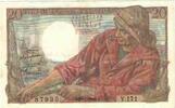 France 20 Francs Pêcheur, Y.171, Fayette:13.12, KM:100c -