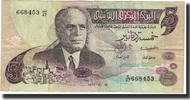 Tunisia 5 Dinars Banknote, 1973-10-15, KM:71 -