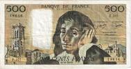 France 500 Francs Pascal, F.101, Fayette:71.20, KM:156e -
