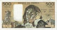 France 500 Francs Pascal, Y.342, Fayette:71.48, KM:156i -