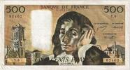France 500 Francs Pascal, Y.8, Fayette:71.03, KM:156a -