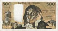 France 500 Francs Pascal, J.21, Fayette:71.5, KM:156a -