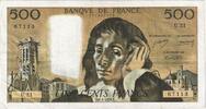 France 500 Francs Pascal, U.21, Fayette:71.5, KM:156a -