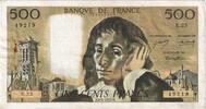 France 500 Francs Pascal, E.23, Fayette:71.5, KM:156a -