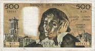 France 500 Francs Pascal, M.25, Fayette:71.6, KM:156b -