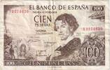 Spain 100 Pesetas 1965-11-19, KM:150 -
