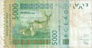 West African States 5000 Francs SS -