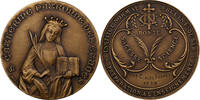 France Medaille Sainte Catherine patronne des études, Bronze, Marey -