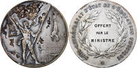 France Medal Sous Secrétariat d'Etat de l'Education Physique, Silvered -