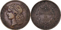 France Medaille Centenaire de 1789, Exposition universelle, Bronze, Barre -