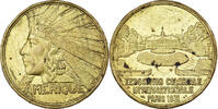 France Medaille Exposition Coloniale Internationale, Paris, Amérique -