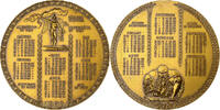 France Medaille Calendrier, Bronze -