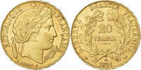 France 20 Francs Cérès, Paris, Gold, Gadoury:1059, KM:762 -