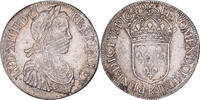 France Ecu Louis XIV, Écu à la mèche longue, Bordeaux, Silver -