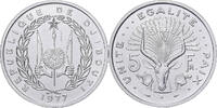Djibouti 5 Francs Paris, ESSAI, Aluminum, KM:E3 -
