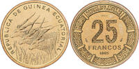 Equatorial Guinea 25 Francos Paris, ESSAI, Aluminum-Bronze -