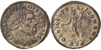 Follis Coin, Constantius I, Trier, Copper, Cohen:89 -