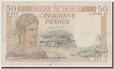 France 50 Francs Cérès, 1940-04-04, Fayette:17.4, KM:81 -