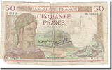 France 50 Francs Cérès, 1939-09-14, Fayette:18.30, KM:85b -