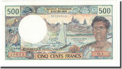 New Caledonia 500 Francs Banknote, Undated (1969-92), NOUMÉA, KM:60a -