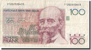 Belgium 100 Francs Banknote, Undated (1982-94), KM:142a -