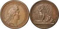 France Medal Louis XIV, La Clémence du Roi, Mauger, Copper -