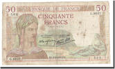 France 50 Francs Cérès, 1939-02-02, Fayette:18.21, KM:85b -