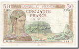 France 50 Francs Cérès, 1935-02-28, Fayette:17.5, KM:81 -