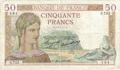 France 50 Francs Cérès, 1935-02-28, Fayette:17.5, KM:81 -