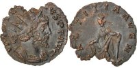 Antoninianus Coin, Tetricus I, Cologne, Billon, RIC:90 -