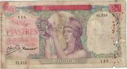 FRENCH INDO-CHINA 20 Piastres Banknote, Undated (1942), KM:81a -