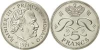 Monaco 5 Francs Coin, Copper-nickel, KM:E58, Gadoury:MC 153 -