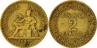 France 2 Francs Coin, Chambre de commerce, Paris -