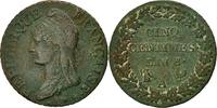France 5 Centimes Coin, Dupré, Paris, Bronze, KM:640.1 -