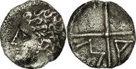 Obol Coin, Massalia, Marseille, EF(40-45), Silver, SNG Cop:723-8 -