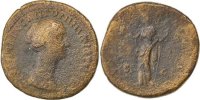 Sestertius Coin, Faustina II, Roma, Copper, Cohen:257 -