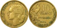 France 10 Francs Coin, Guiraud, Paris, Aluminum-Bronze -