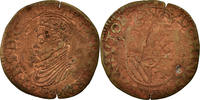 Belgium Liard Coin, Tournai, Copper -