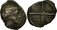 Obol Coin, Massalia, Marseille, Silver, SNG Cop:722 -