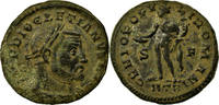 Follis Coin, Diocletian, Trier, Billon, RIC:524a -