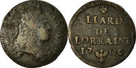 France Liard de Lorraine Coin, Nancy, Copper, Boudeau:1594 -