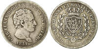 ITALIAN STATES 2 Lire Coin, SARDINIA, Carlo Felice, Genoa -