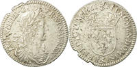 France 1/12 ECU, 10 Sols Coin, Louis XIV, 1/12 Écu au buste juvénile -
