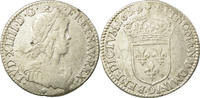 France 1/12 ECU, 10 Sols Coin, Louis XIV, 1/12 Écu à la mèche longue -
