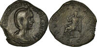 Sestertius Coin, Herennia Etruscilla, Rome, Copper, Cohen:22 -