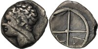 France Obol Coin, Massalia, Silver -